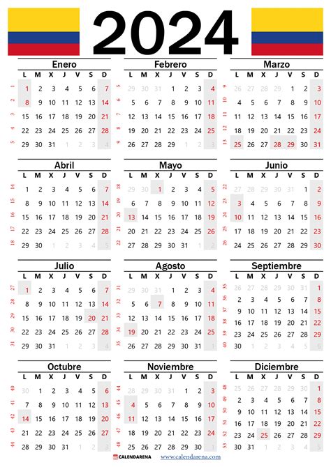 calendario colombia 2024 pdf